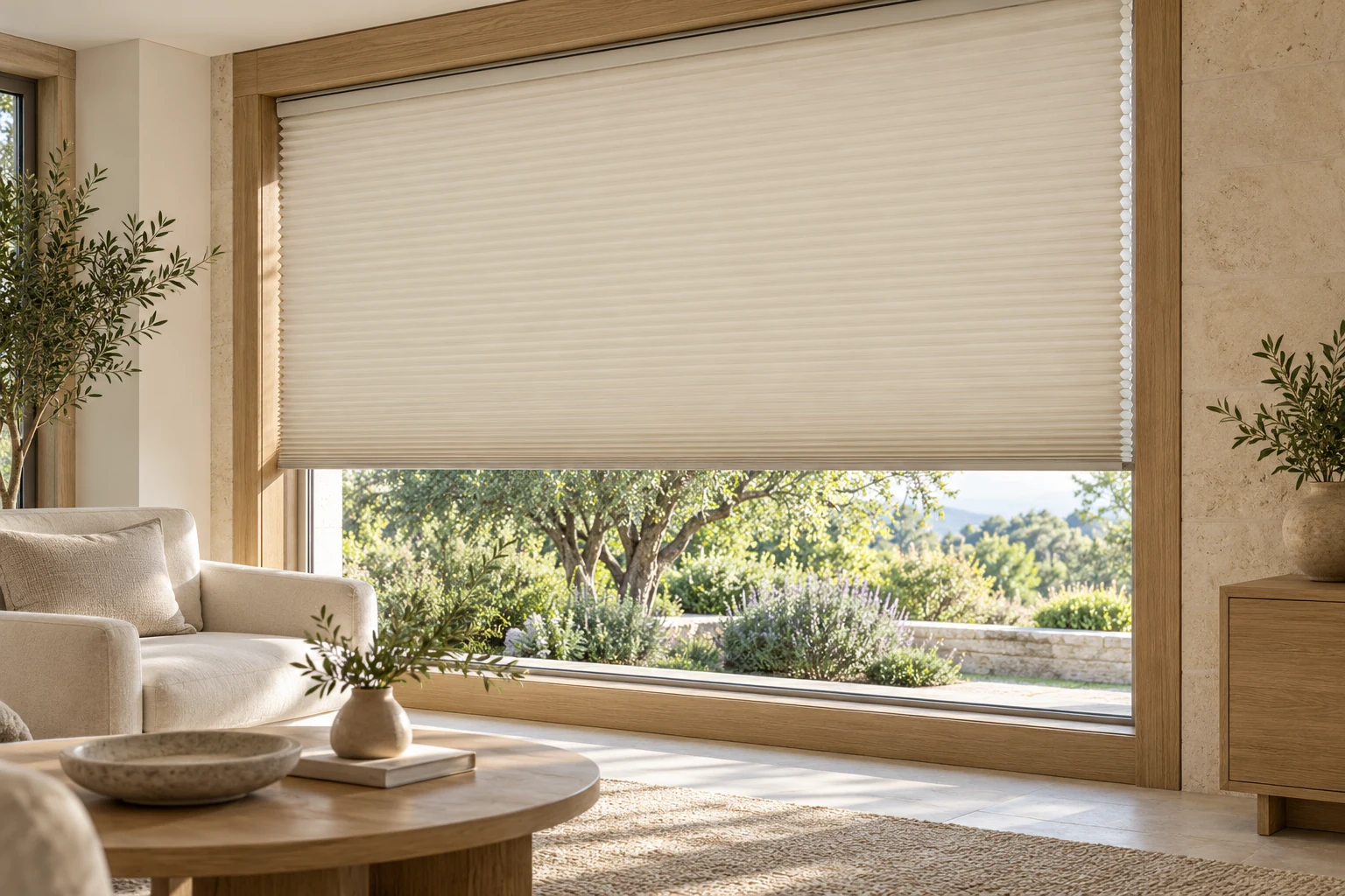 风琴帘 空间搭配示意（非项目实拍）